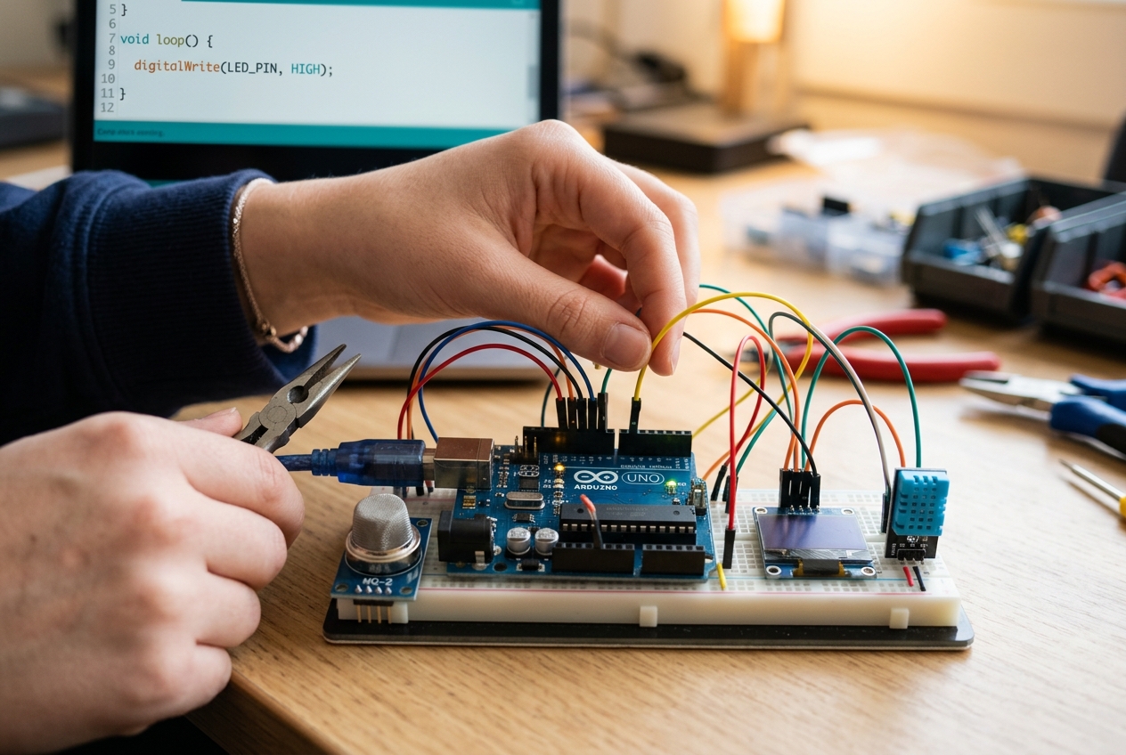 Students develop smart IoT projects for local industries